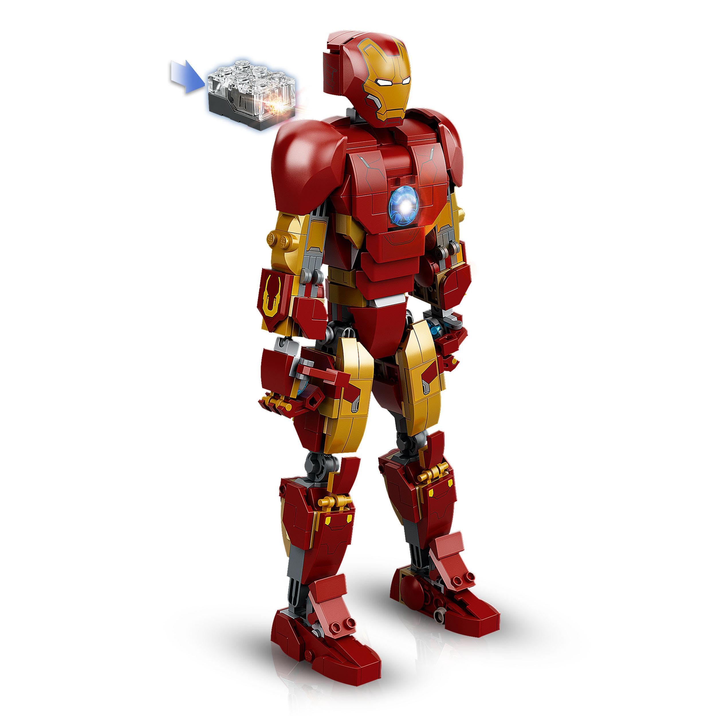 LEGO Marvel Figurka Iron Mana 76206 — zestaw konstrukcyjny z serii Avengers; figurka (381 elementów)