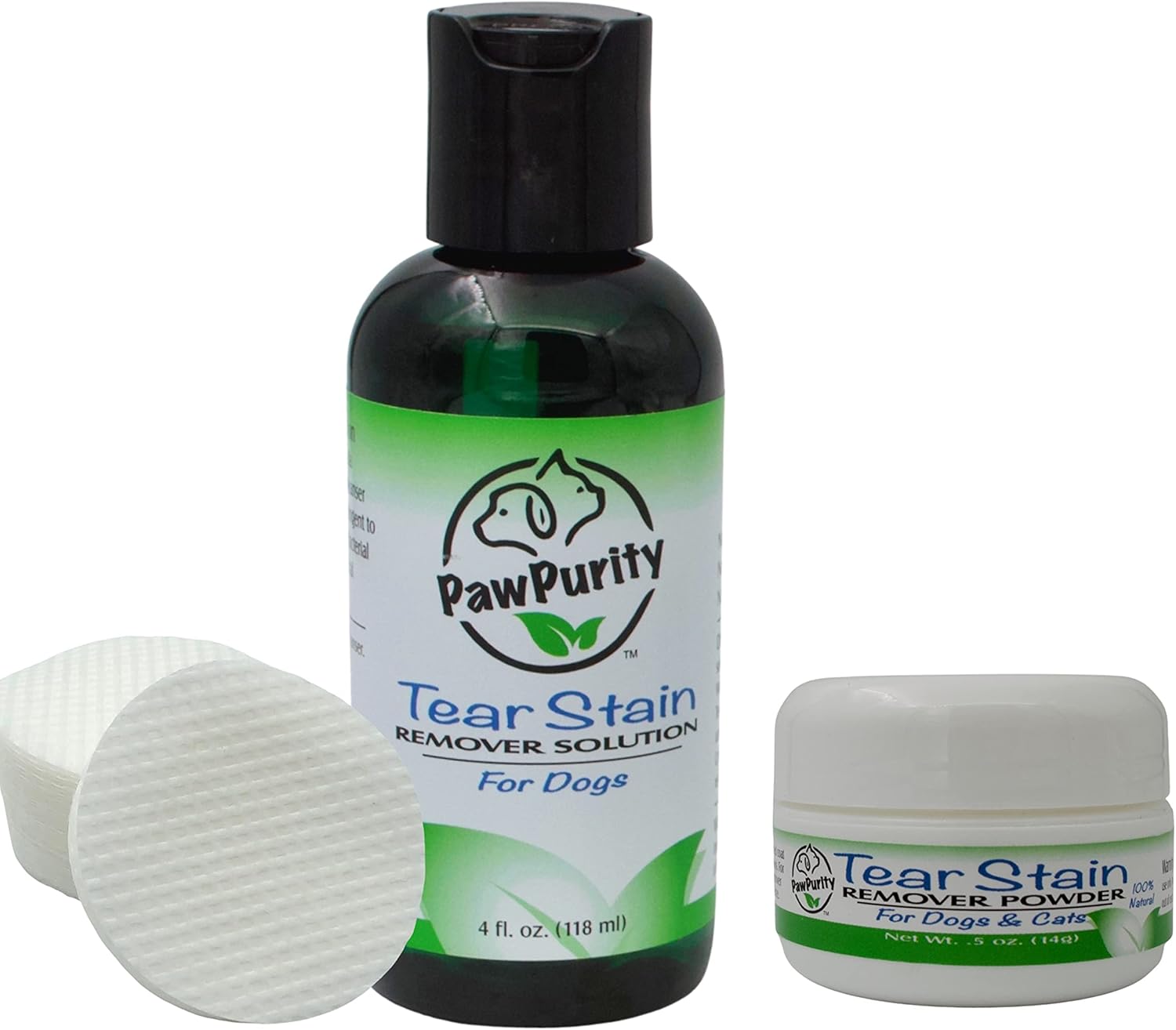 PawPurity Tear Stain Remover Kit for Dogs (45-60 Day Supply)