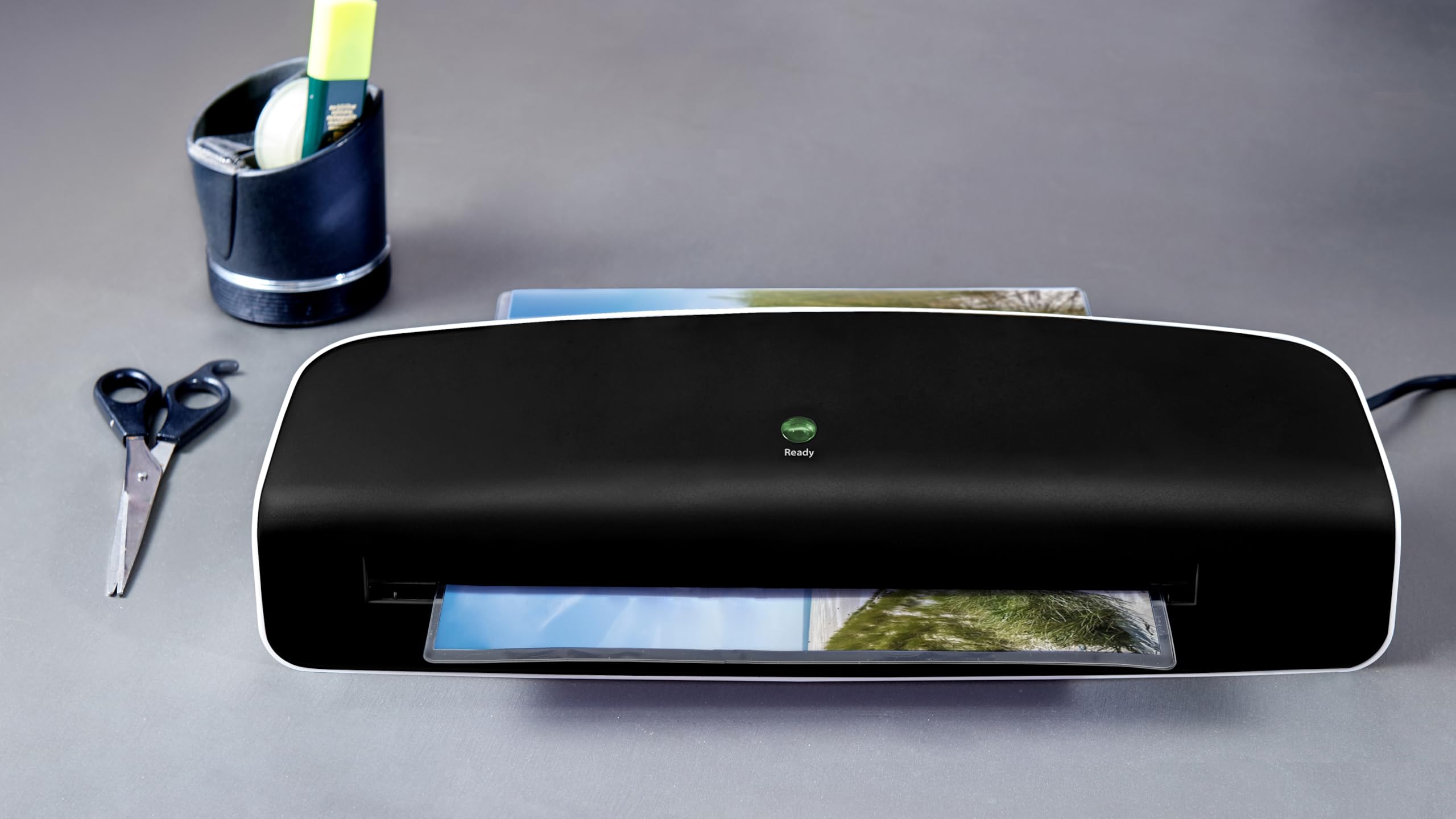 monolith OL 350-L-17 - Laminadora, para formatos DIN A3, 2 rodillos calefactores, laminado en caliente, tiempo de precalentamiento rápido, de bajo consumo | Laminadora con 2 rodillos calefactores, laminado en caliente y tiempo de precalentamiento rápido