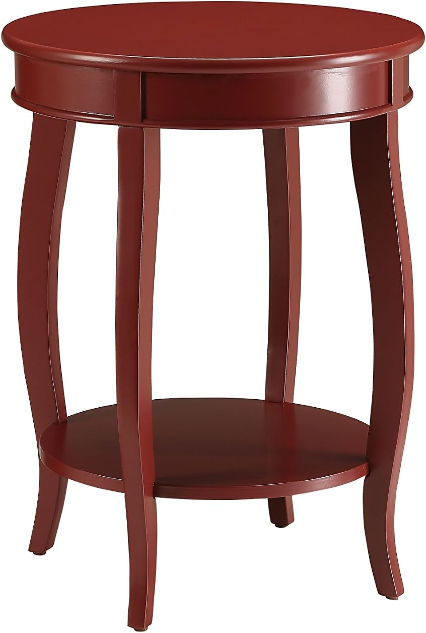 ACMEFurniture Acme Aberta Side Table, Red, One Size