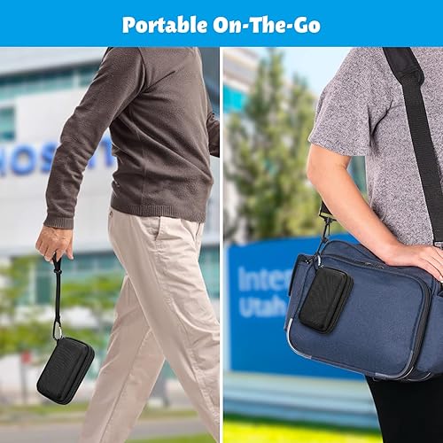 Miniatura 6 de Funda protectora rígida para Freestyle Libre 3 2 Libre Reader, ligera, a prueba de golpes, funda de transporte para diabéticos con clip y asa