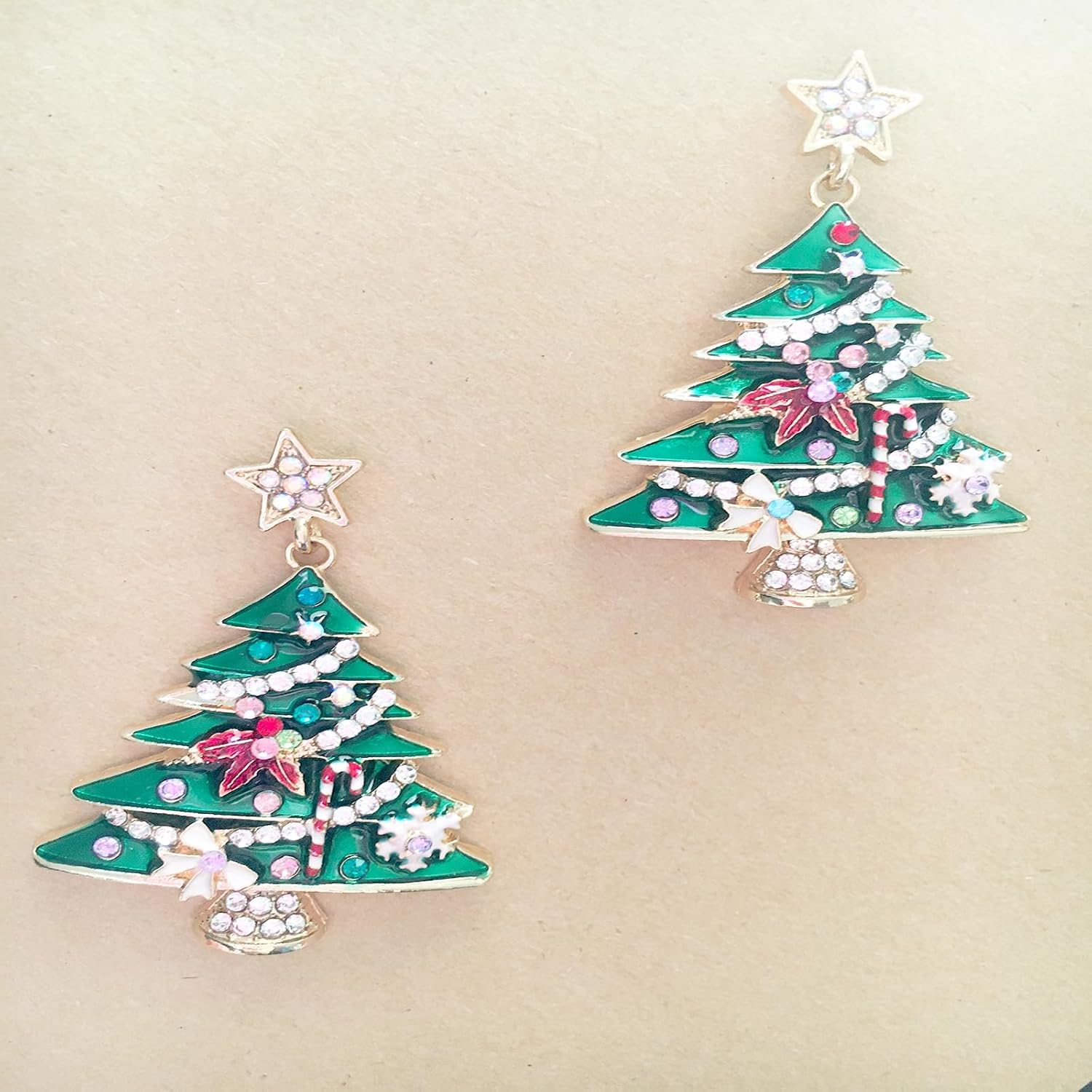 Christmas Holiday Dangle Earrings for Women Snowflake Earrings Cubic Zirconia Sparkle Snowflake Hook Dangle Drop Earrings for Women - Winter Holiday Xmas Christmas Jewelry Gifts - Image 5