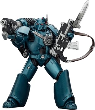 JOYTOY Warhammer 40k 1/18 Action Figure Alpha Legion MKVI Tactical Legionary 4.8-inch Collectible Gifts,Toys for Kids 15+ and Adults