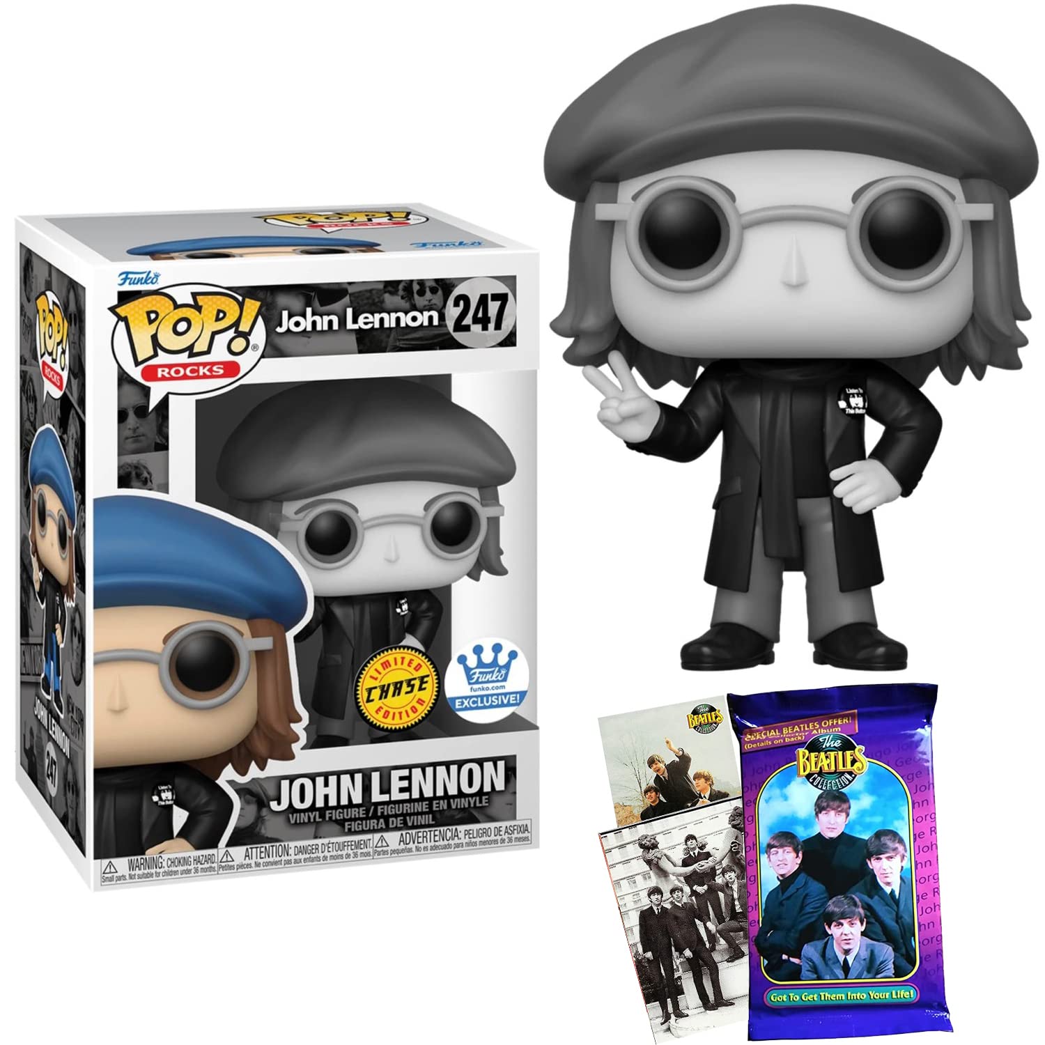 Amazon | B/W チェイス・ジョン・レノン 限定 ロックス ピース 