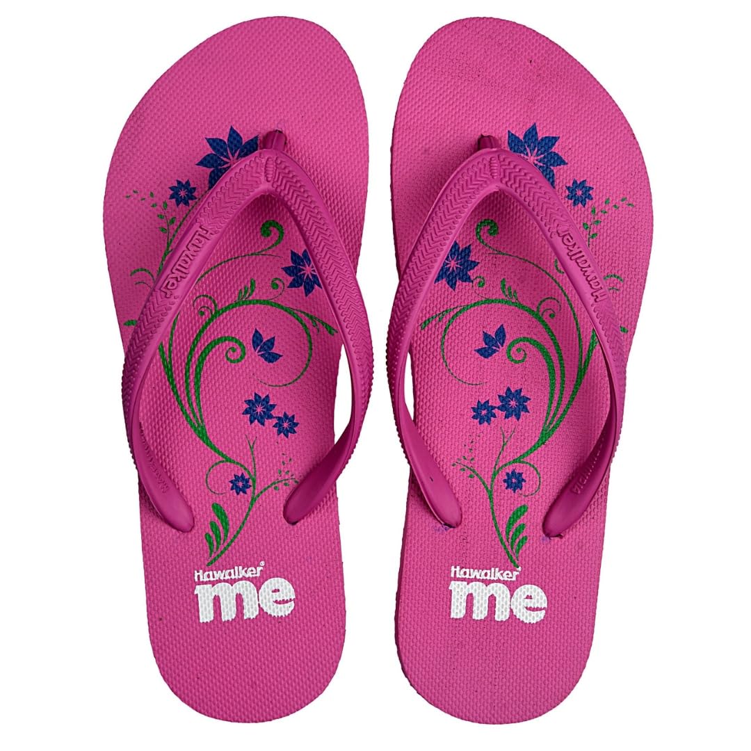 Me Prime Women's Stylish Flip Flops Made with 100% Natural & Durable Rubber for All Weather | Comfortable Hawai Chappals | Regular Wear Slippers-image-45