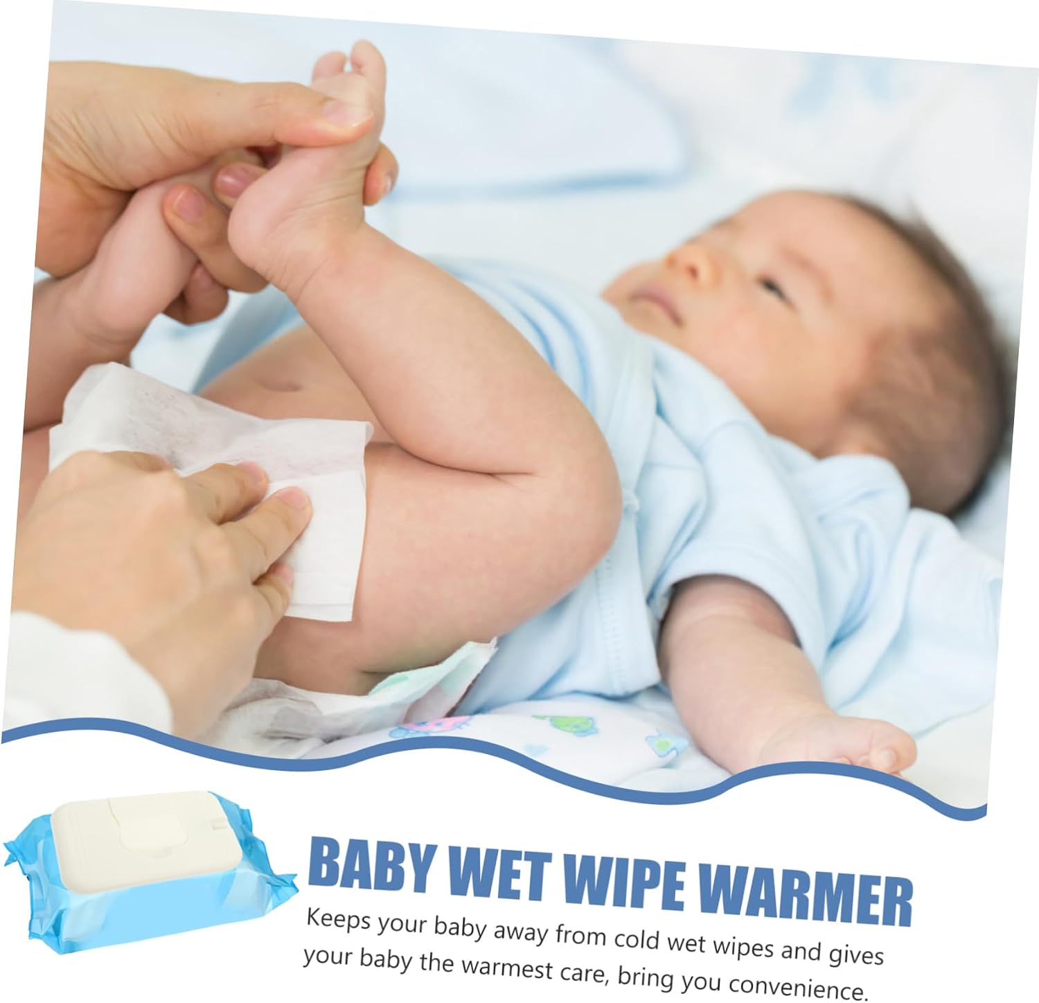 MAGICLULU Portable Wipe Warmer for USB Powered Tissue Heater for Home Travel Lightweight Design for Comfortable Diaper Changes Compatible with Power Bank Car Charger