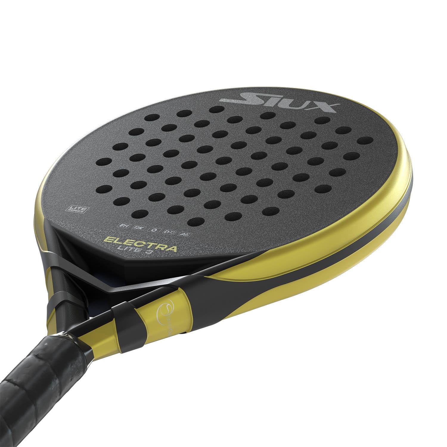 Siux - Pala de Pádel Electra Lite 3 Nivel avanzado Forma híbrida - Potencia con Mucho Control