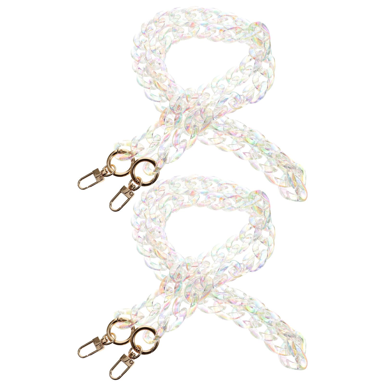 Cadena de acrílico para bolso elegante en compras y desplazamientos urbanos
