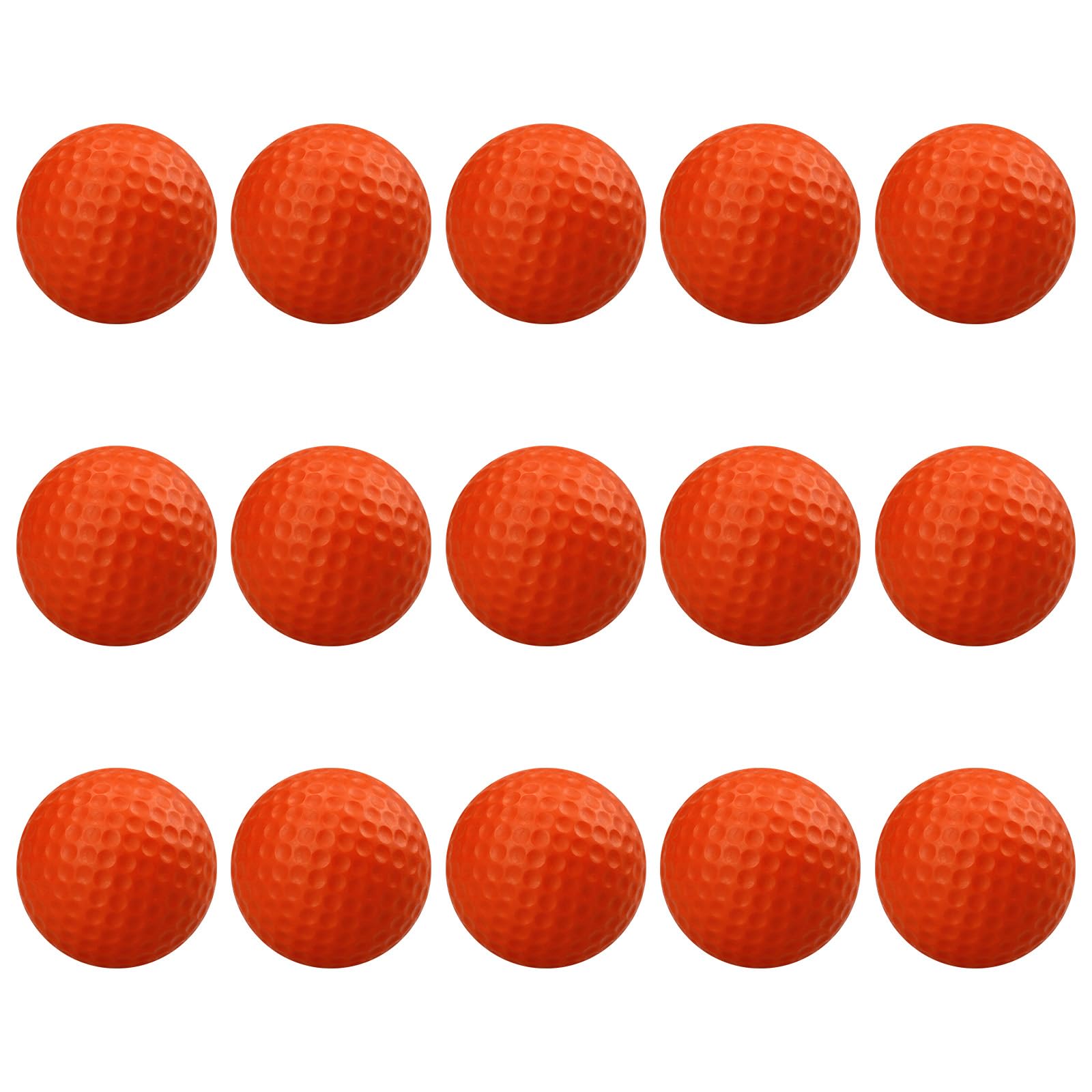 KOFULL Foam Golf Balls 15 Pack - Realistic Feel and Limited Flight Soft Practice Golf Balls-Training Balls for Indoor or Outdoor,Perfect for Swing Practice in Backyard or Garden