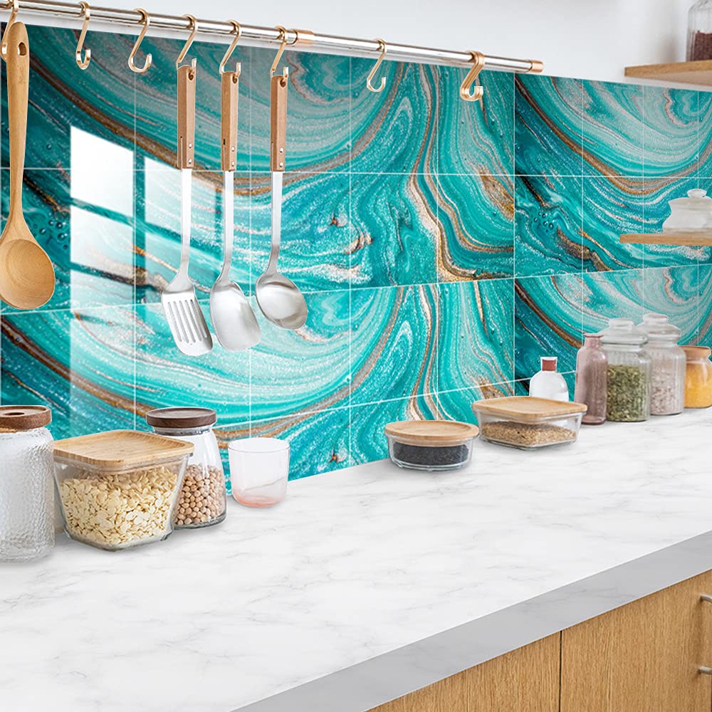 Acquista Carta da parati in marmo impermeabile 5M Carta da contatto Adesivi murali in PVC Cucina Bagno Controsoffitto Carta da parati autoadesiva Decorazioni per la casa in Italia a partire da 12