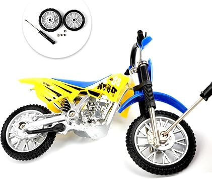 for MINI Motocross Motorcycle Model 1:36 Diecast Toy with Rolling Wheels, Realistic Finger Bike for Kids Age 9+ Home Office Desk Decoration