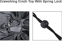 Vista 2 de Bolsas de lavandería lavables con cordón, paquete de 2 unidades, extra grandes, resistentes, para dormitorio universitario, ropa sucia, bolsa