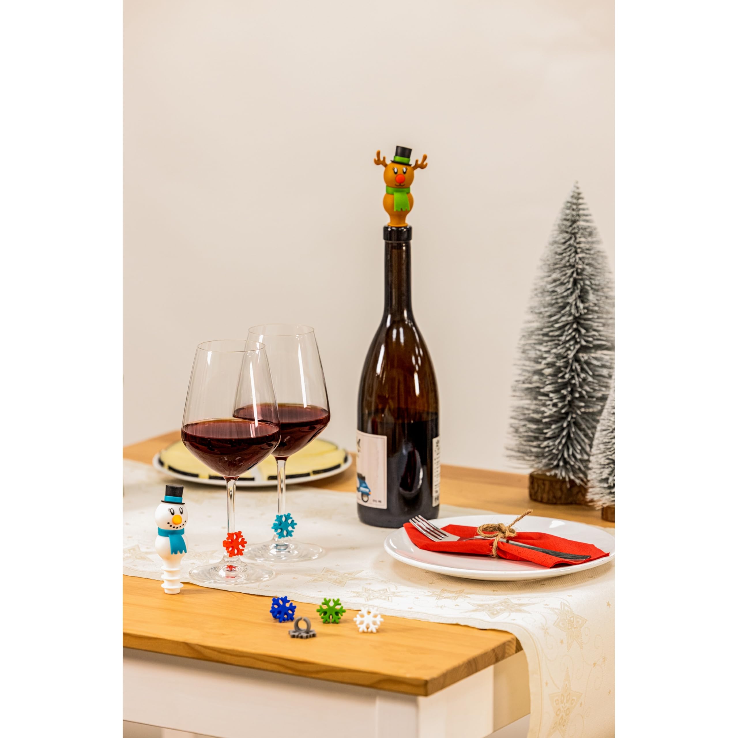 Carafes Vin,Ensemble De Vin En Bambou, 1 Pot, 2 Tasses, Verseuse à Vin En Céramique 300ml, 45ml