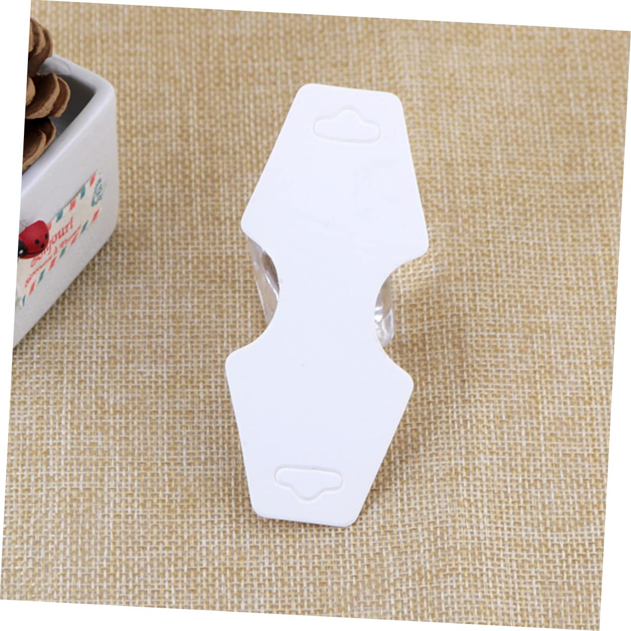 SEWACC Jewelry Display Cards Necklace Cards 200 Sheets Safe Space-efficient Packaging