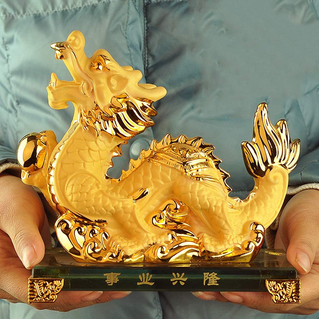 Statua cinese del feng shui scultura Feng Shui Kylin Ricchezza Prosperità Statua Decorazione della casa Regalo, Attira ricchezza e buona fortuna Feng Shui Decor Artigianato Accessori per la casa Sta