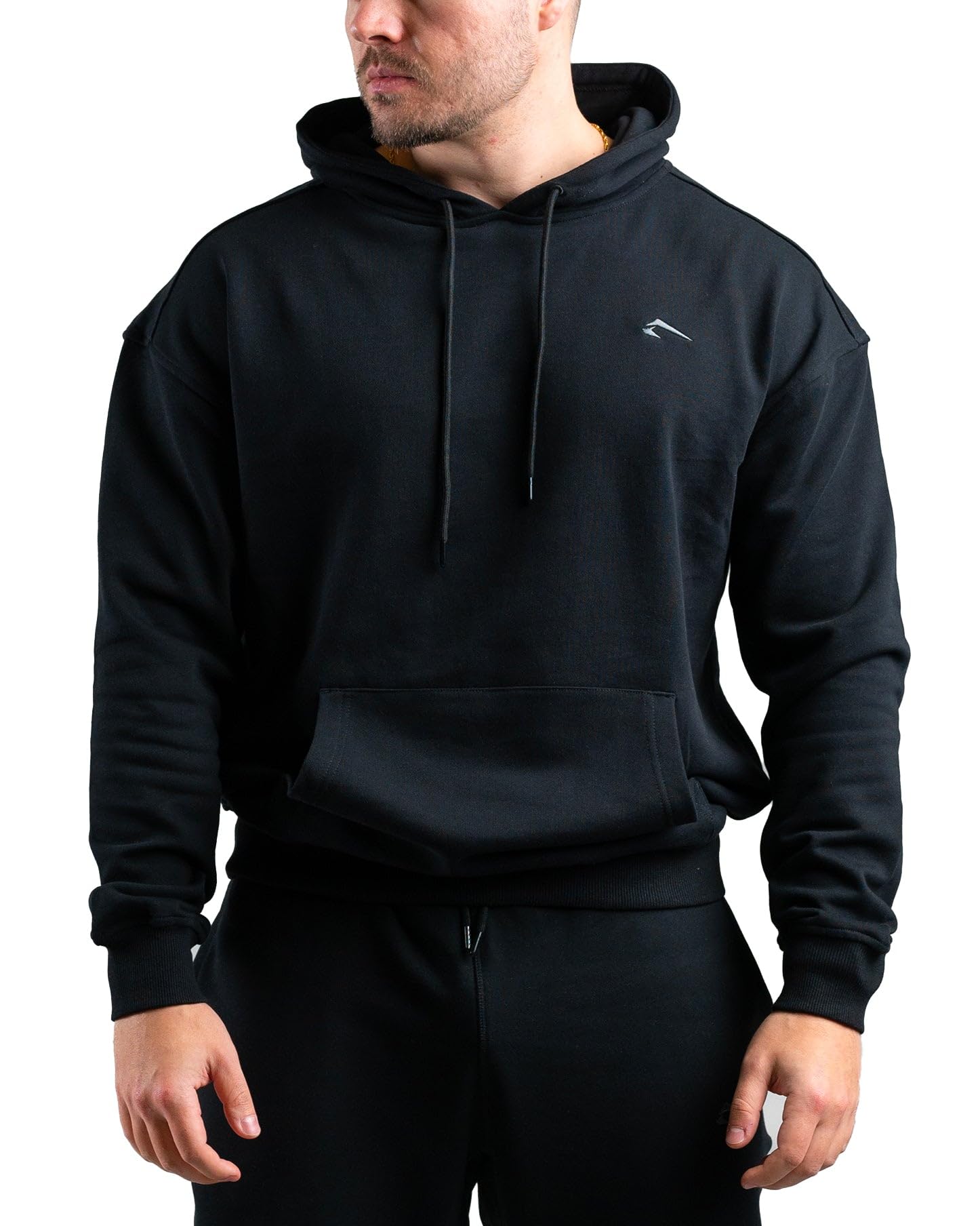 ATHLETIC AESTHETICS Essential Oversize Hoodie - Oversize Kapuzen Pullover für Herren, Langarm Hoody, Kapuzenpullover für Sport, Fitness, Gym und Freizeit, Pulli Bequem und Sportlich