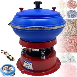 Professional Rock Tumbler Kit Jewelry Vibration Polishing Machine Electric Rock Tumbler Vibratory Bowl For Polish Variousraw Stone Seedmaterials Cleaning Ancient Coins