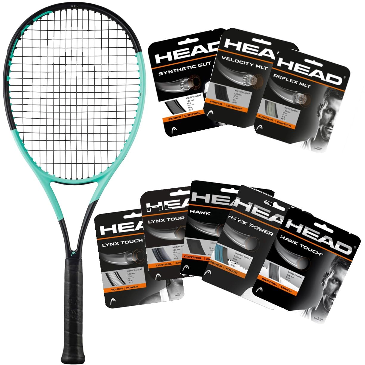 Head Auxetic 2.0 Boom MP L Tennis Racquet Strung with Your Choice of String