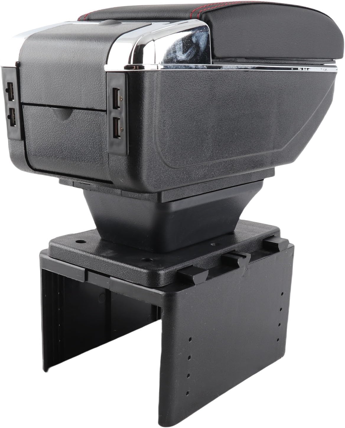 Universal Adjustable Car Center Console Armrest Storage Box with USB Interface