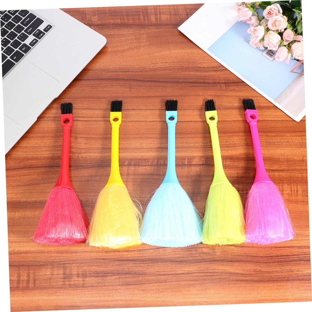 5Pcs Keyboard Cleaning Brush Set, Multifunctional Double End Detail