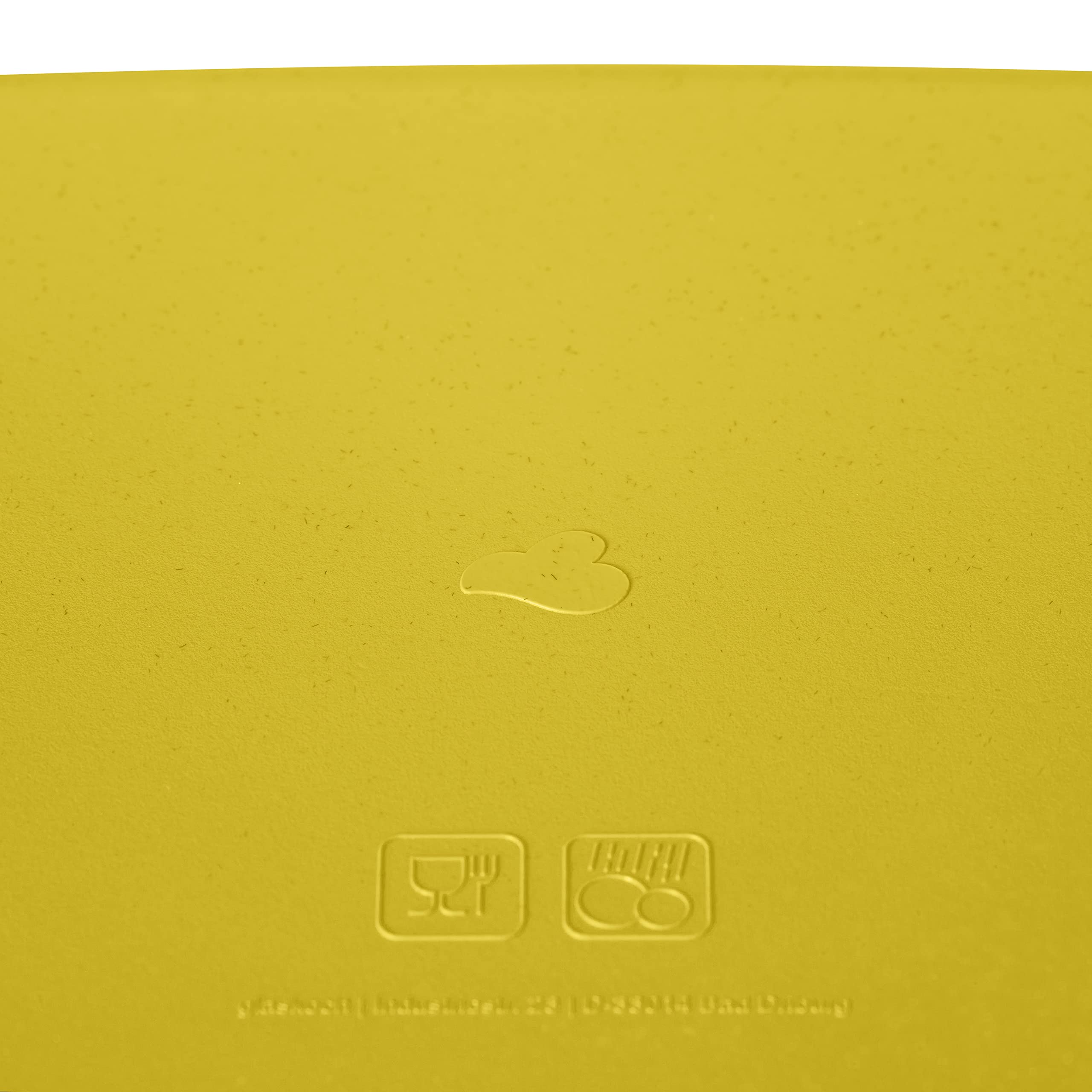 LEONARDO HOME Fiambrera Bambini Amarillo, león, plástico, 19 x 13,5 cm