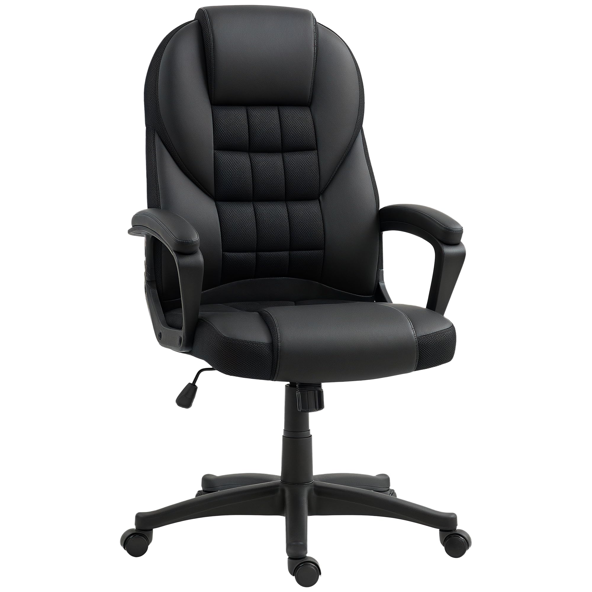 Portland Executive Office Chair - Leather - Black - 48 inch