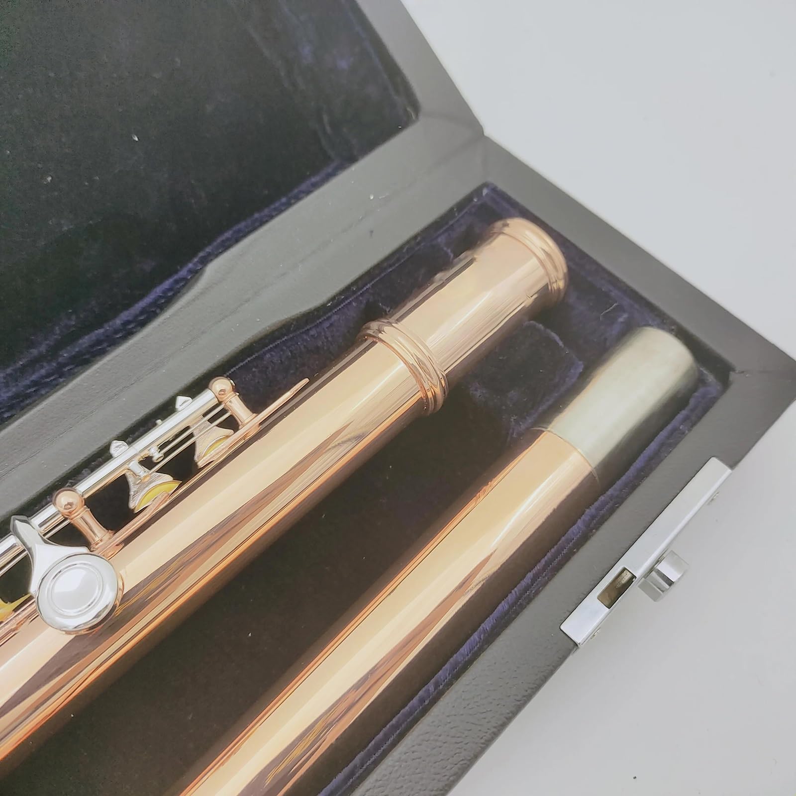 flet prosty Flet z zamkniętym otworem Split E 16 Kluczowy flet instrumentowy z pudełkiem Instrument dęty drewniany