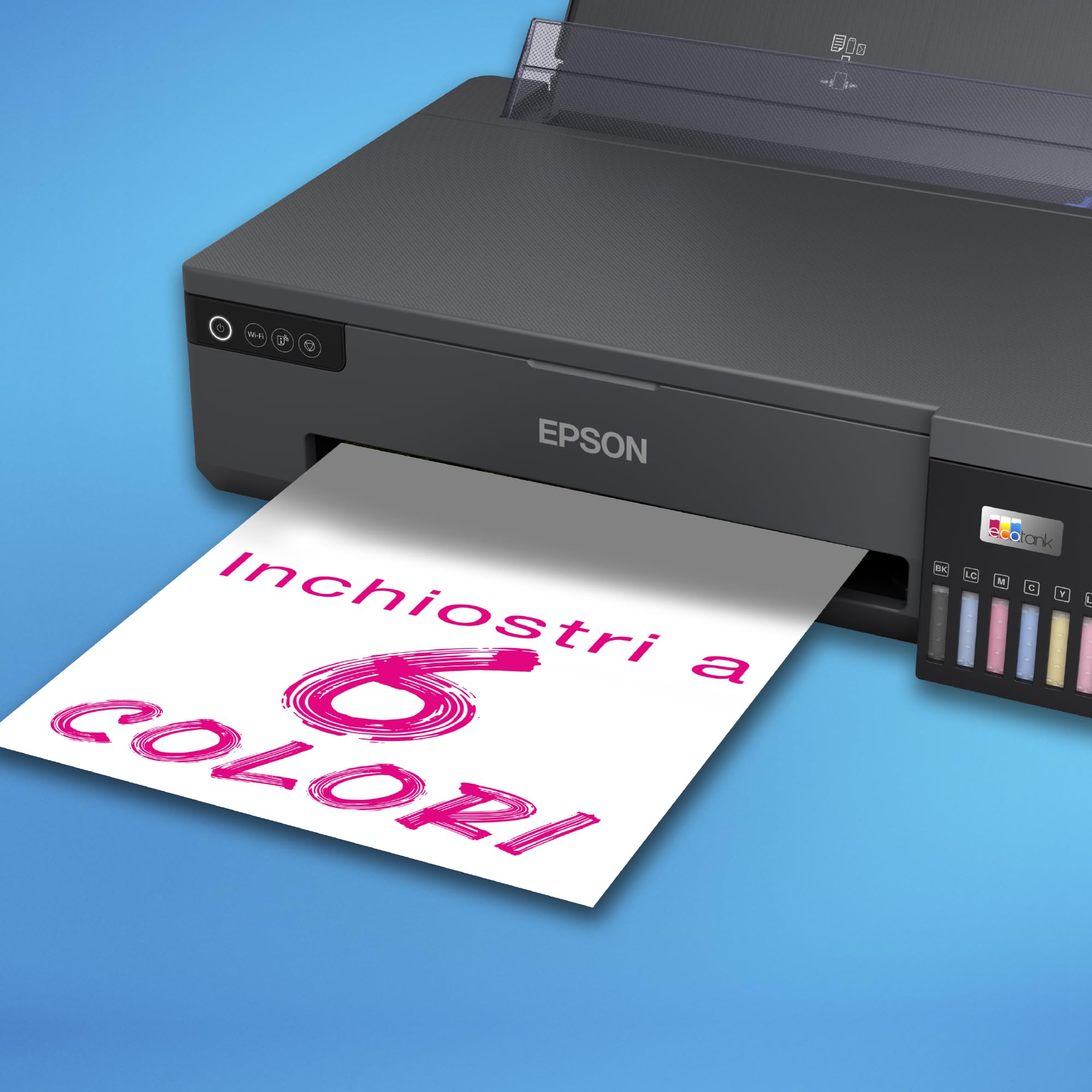 Epson EcoTank ET-18100 Stampante con Serbatoi D’inchiostro | Stampa Fotografica | Inchiostri 6 Colori | Wi-Fi | A3+| Stampa Su CD/DVD E Carte PVC | Supporti Speciali Fino All'A3+