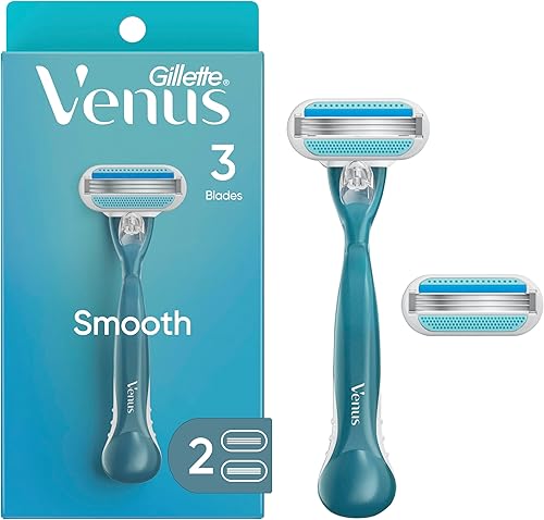 Gillette Venus Smooth - Maquinilla de afeitar para mujer - 1 mango + 2 recambios