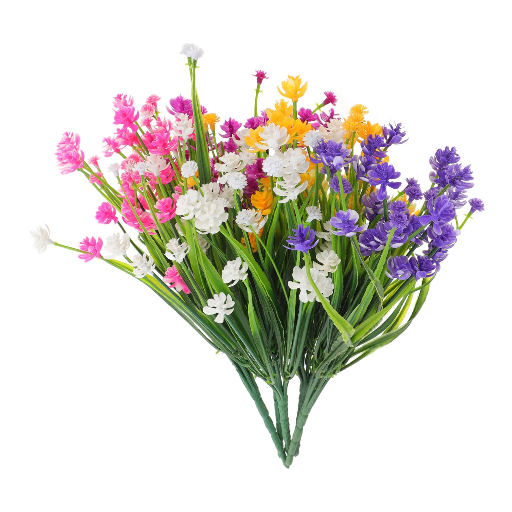 DECHOUS 20pezzi Bouquet Artificiali Decorazioni Per Matrimonio e Casa Faux Vividamente Per e Duraturo Per Camera e