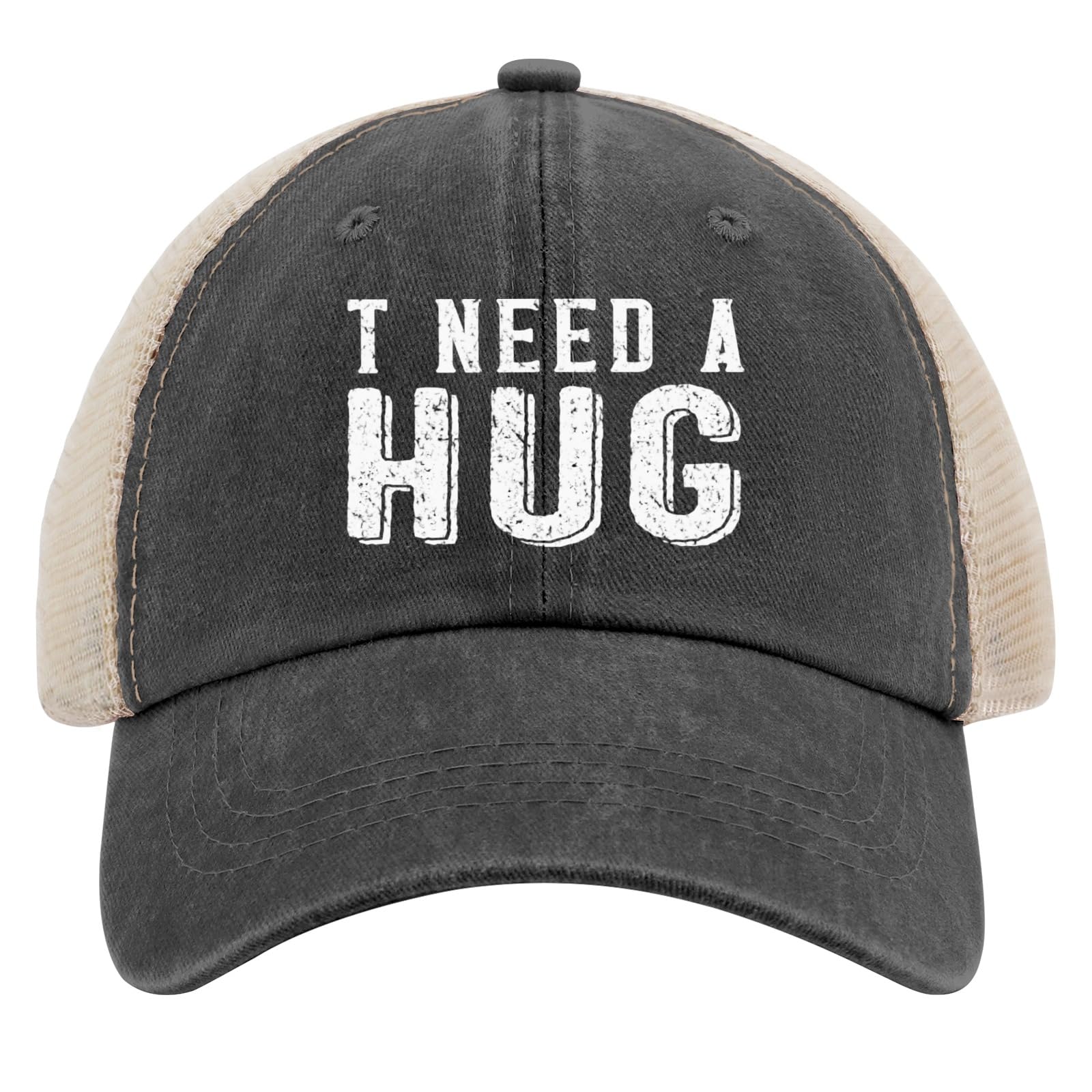 I Need A Hug Hat for Mens Baseball Caps Classic Washed Ball Cap Breathable