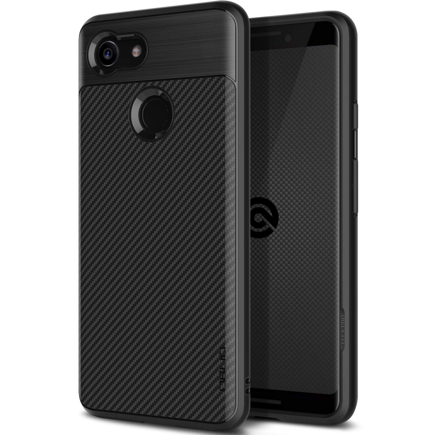Pixel 3 Case, OBLIQ [Flex Pro] Slim Fit Scratch Resistant Soft Grip TPU Protective Case for Google Pixel 3 (2018) (Black)