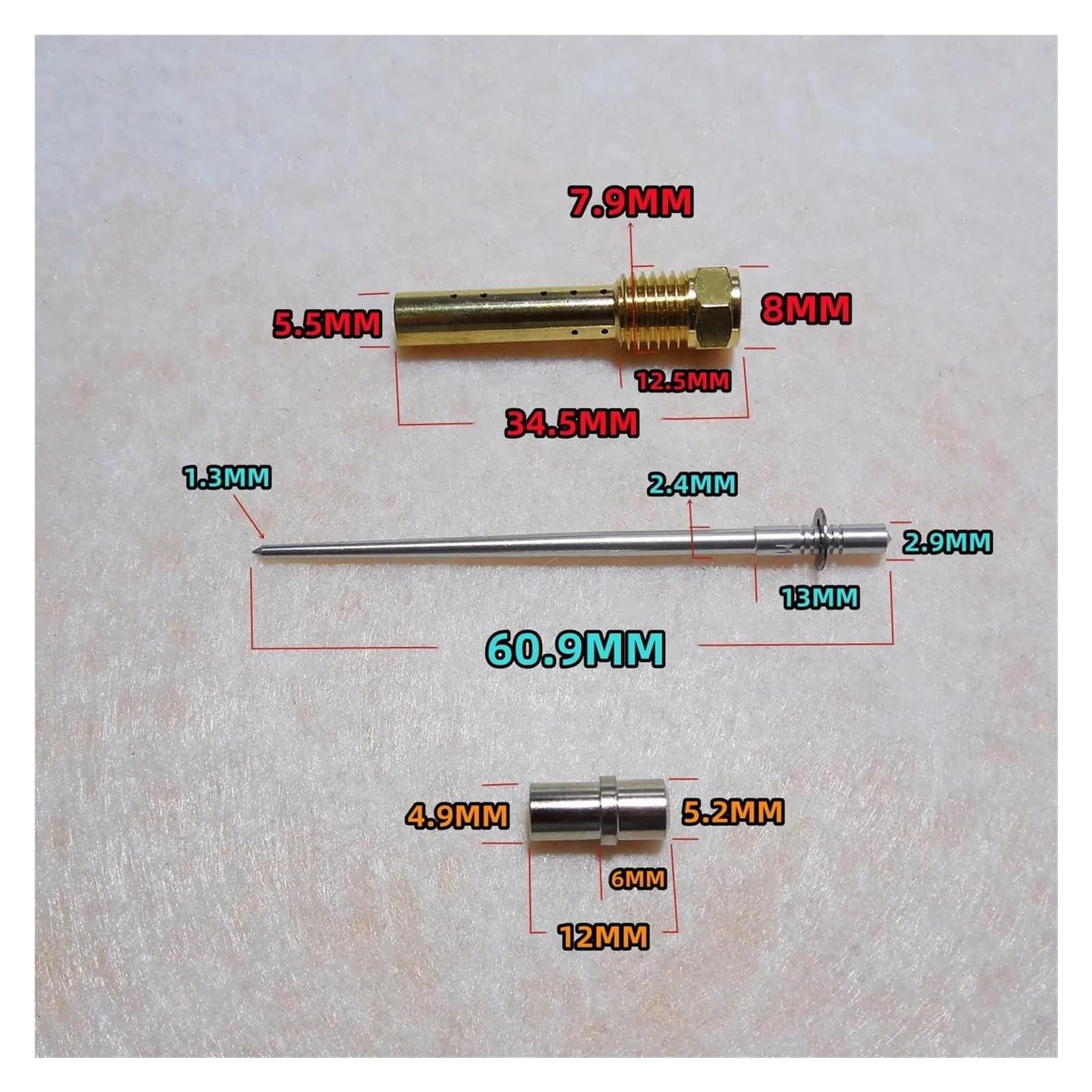 Moto Carburatore Kit per Kawasaki 1996-2007 per Versione KLX300 Riparazione E Ricostruzione del Carburatore per Moto con Kit A Membrana A Vuoto