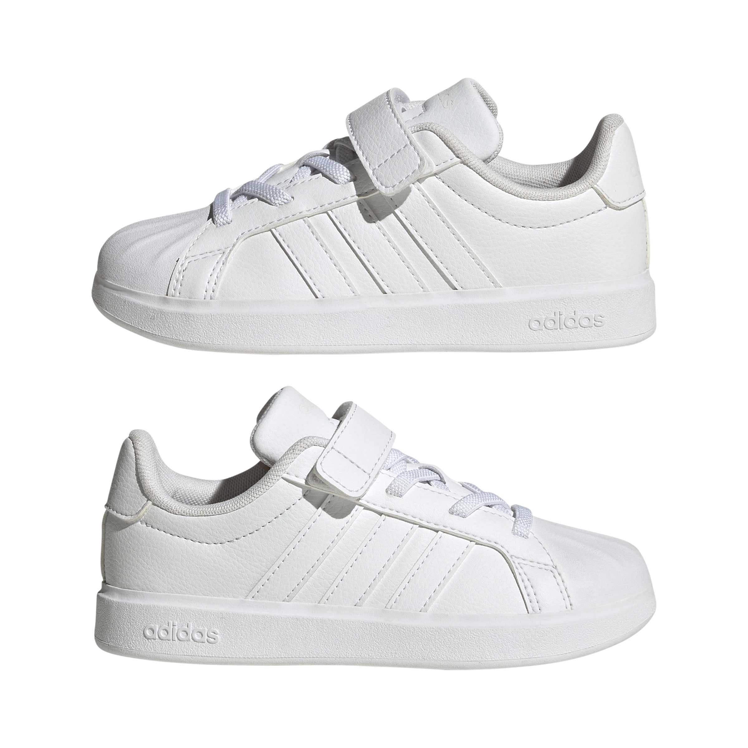 adidas Uniseks - dzieci Streettalk Children Shoes, ftwr white/ftwr white/ftwr white, 28 EU