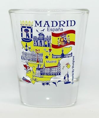 Madrid Spain Great Spanish Cities Collection Shot Glass