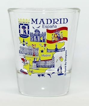 Madrid Spain Great Spanish Cities Collection Shot Glass