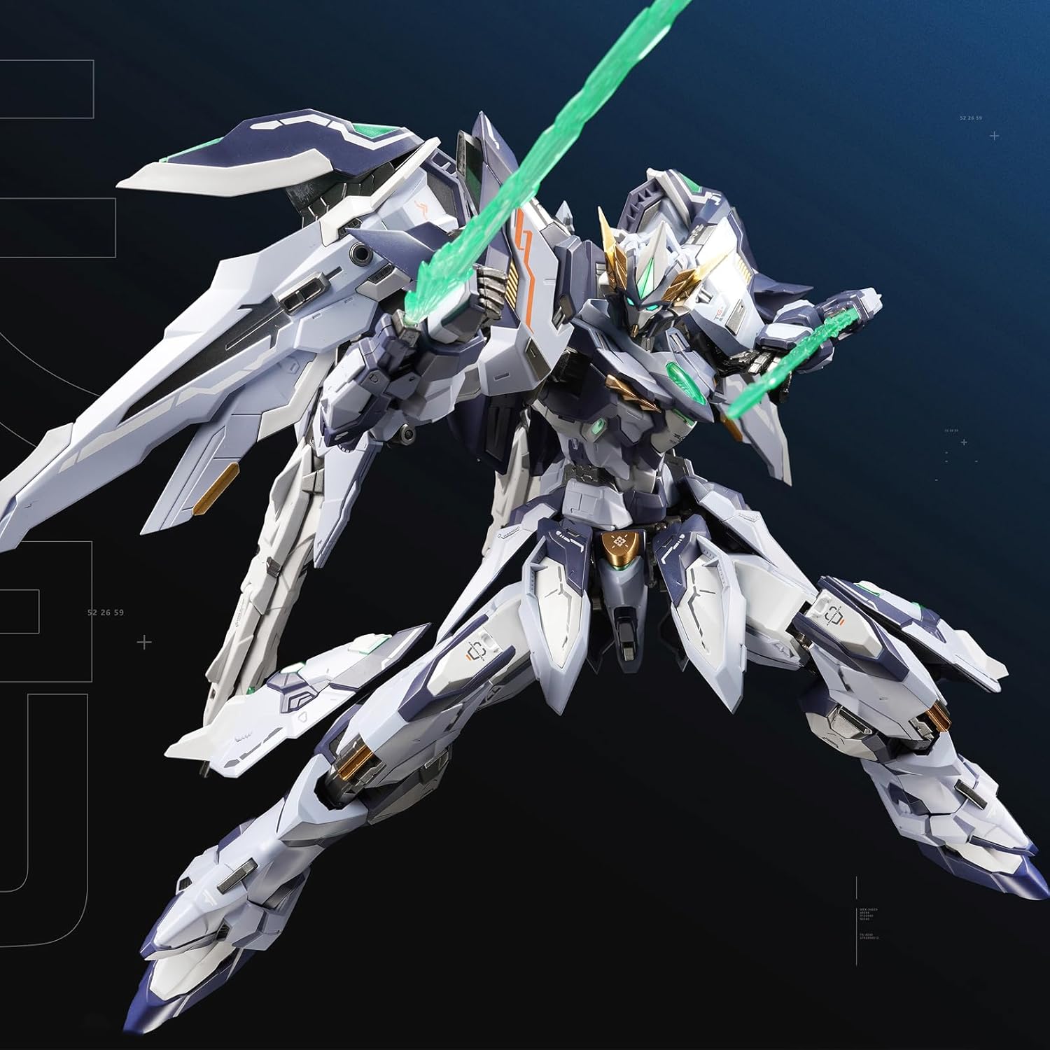 Pipigirl Mecha Assembly Free Mech Action Figure, Tian FA, Alloy Joints, 8.66 inch 1:100 Collectible Mecha Kits