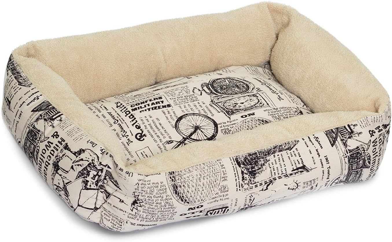 Paws & Pals Pet Bed for Cat and Dog Crate Pad Deluxe