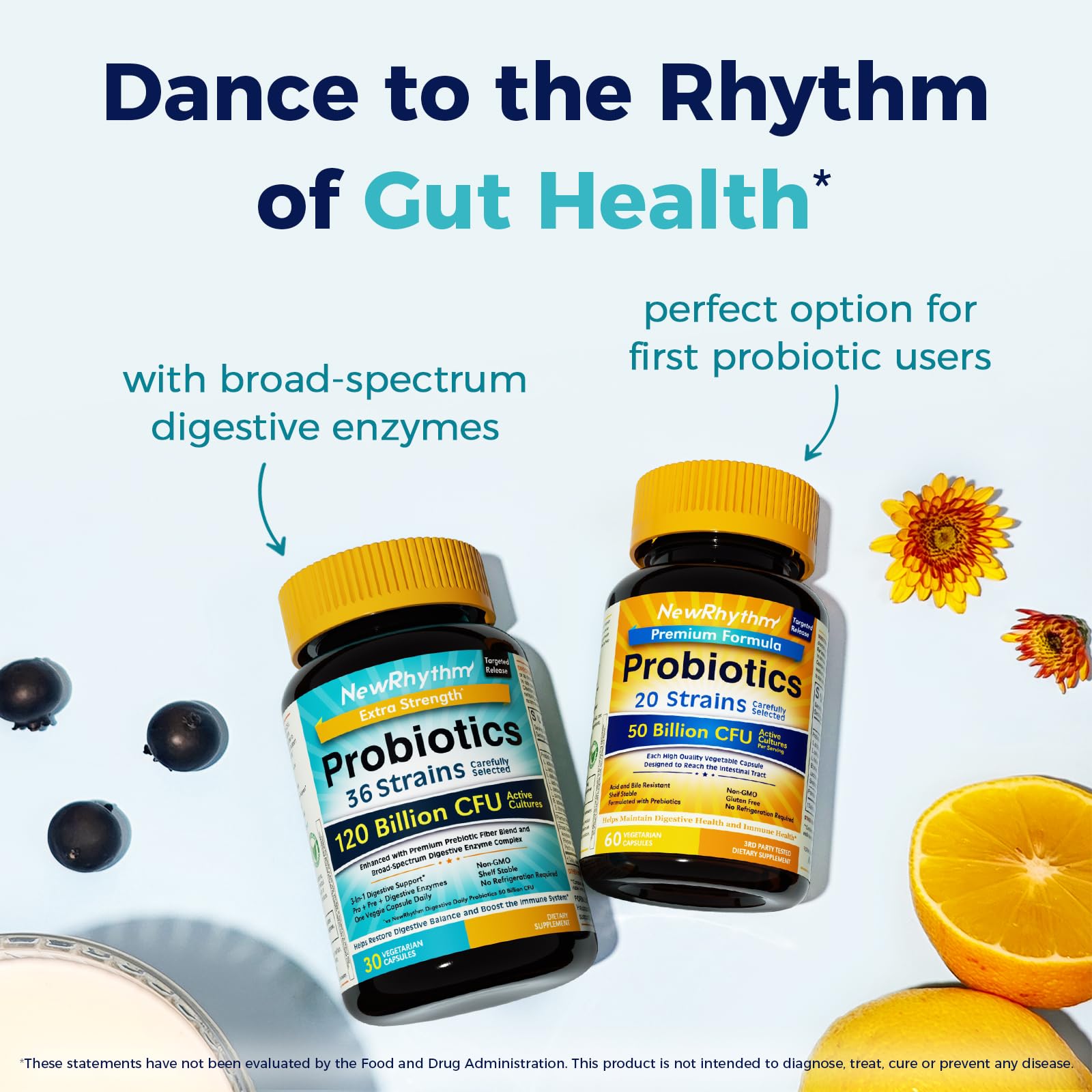 Probiotics 120 Billion CFU 36 Strains 3-in-1 with Prebiotics & Enzymes 30ct — Amazon image 7