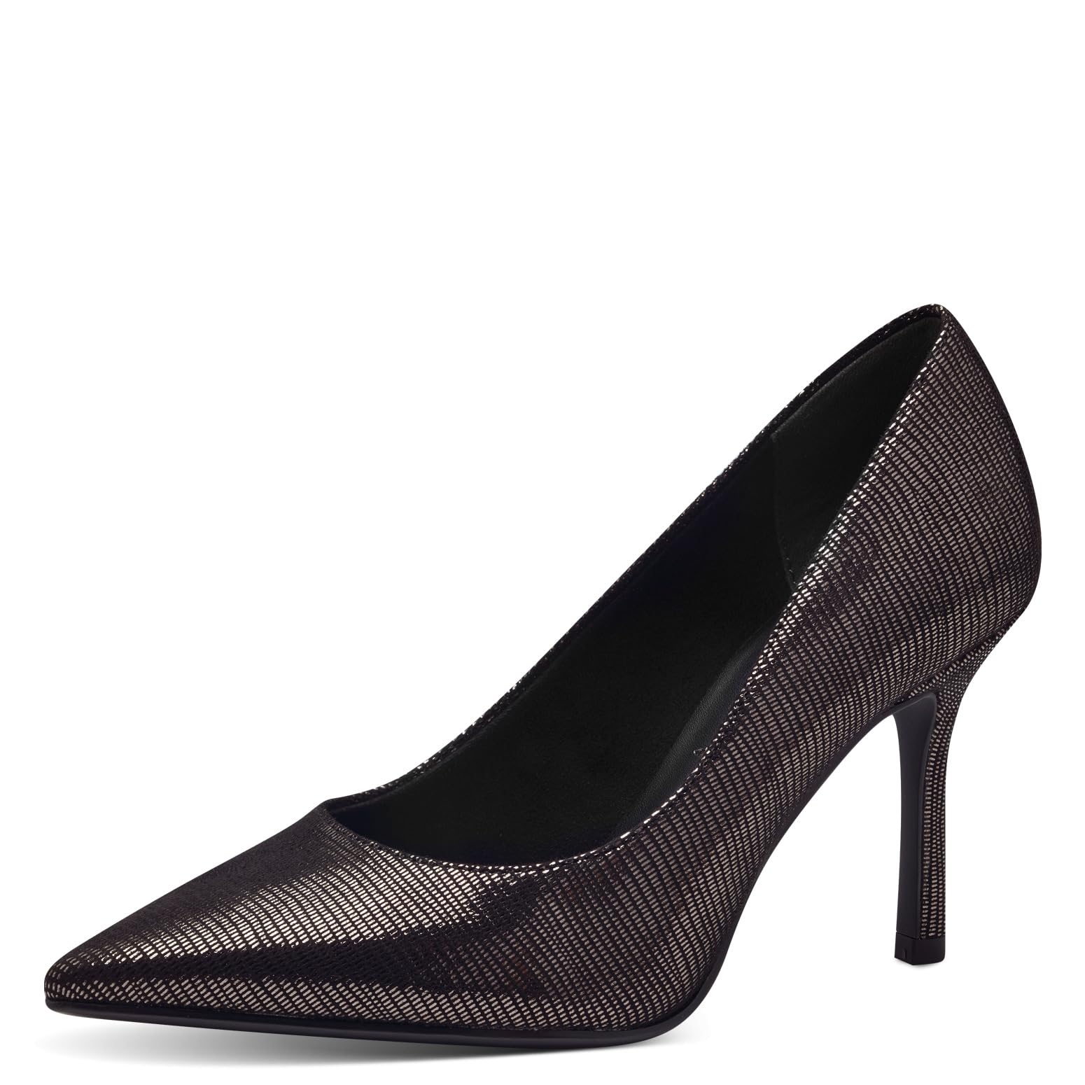Tamaris Women's Textile Stiletto Heel Pumps, Grey (Pewter), 5 UK