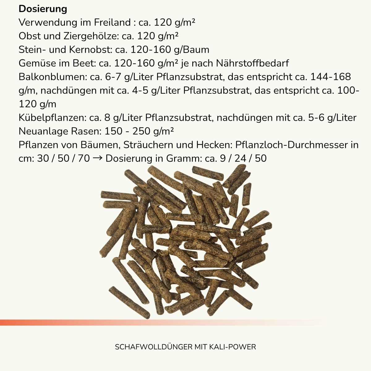 Falter BIO Schafwolldünger mit KALI-Power 20 kg - Gemüse- & Hochbeetdünger und zum Pflanzen von Hecken und Rosen