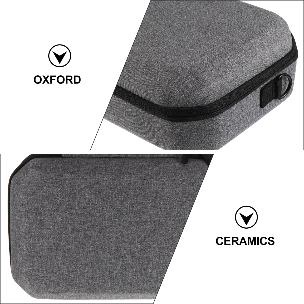 Gadpiparty Estuche Resistente para Guardar Gafas De Realidad Virtual con 2 Compartimentos Personalizados Y Asa Cómoda
