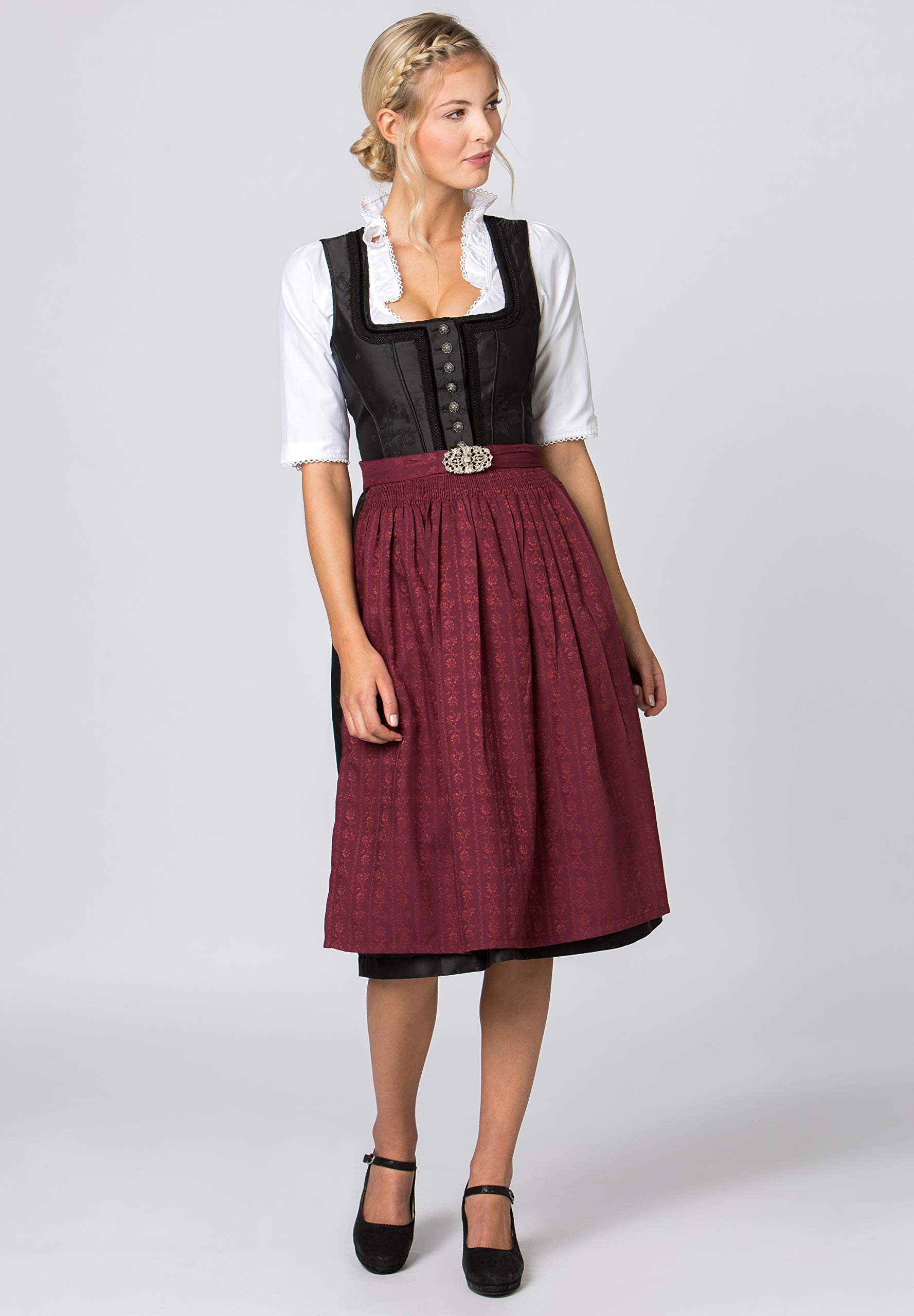 Stockerpoint SC-300 Fartuch Dirndl, bordowy, 52-56, bordowy, 52-56