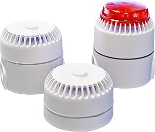 Signaworks SEP/See Surface Mount Audible Alarms & Strobe (SEP (See) - 110-220VAC Conversion 103mm Tall Base)