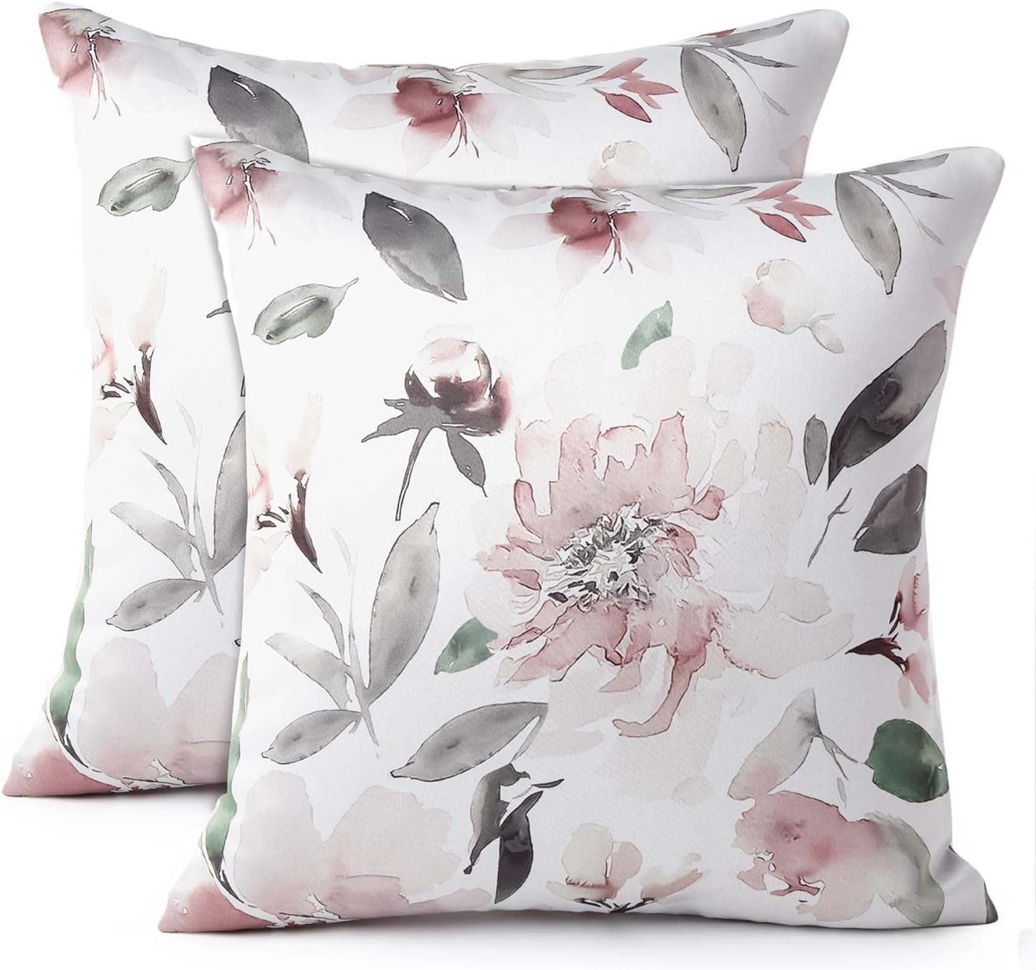 Encasa Homes Floral Cushion Cover 18"x18" (45x45 cm) F1