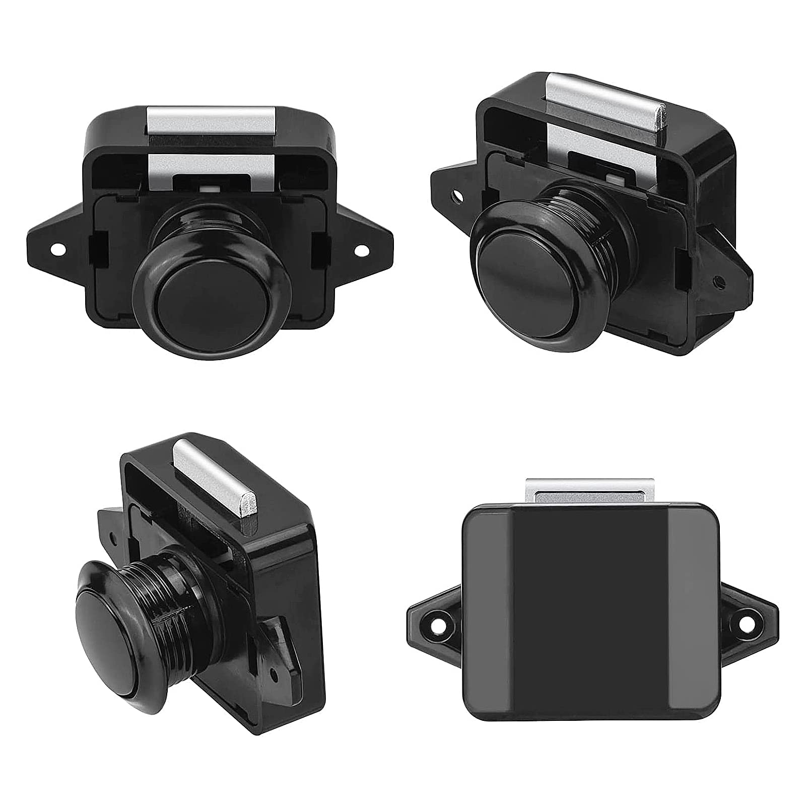 10 Pezzi Chiusura a pulsante, serratura per porta camper, Fit 15-18mm di Spessore RV Barca Van Yacht Porte Camper Caravan Armadio Dell'armadio