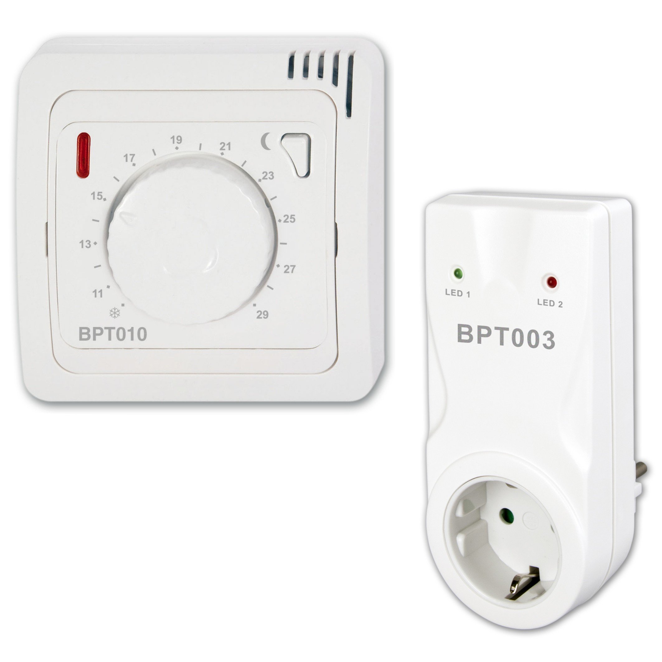 Elektrobock Thermostat Funkset RTR Steckdose CZ - Weiß - Funk - Klassisch - Heizung & Lüftung > Heizungstechnik > Thermostate