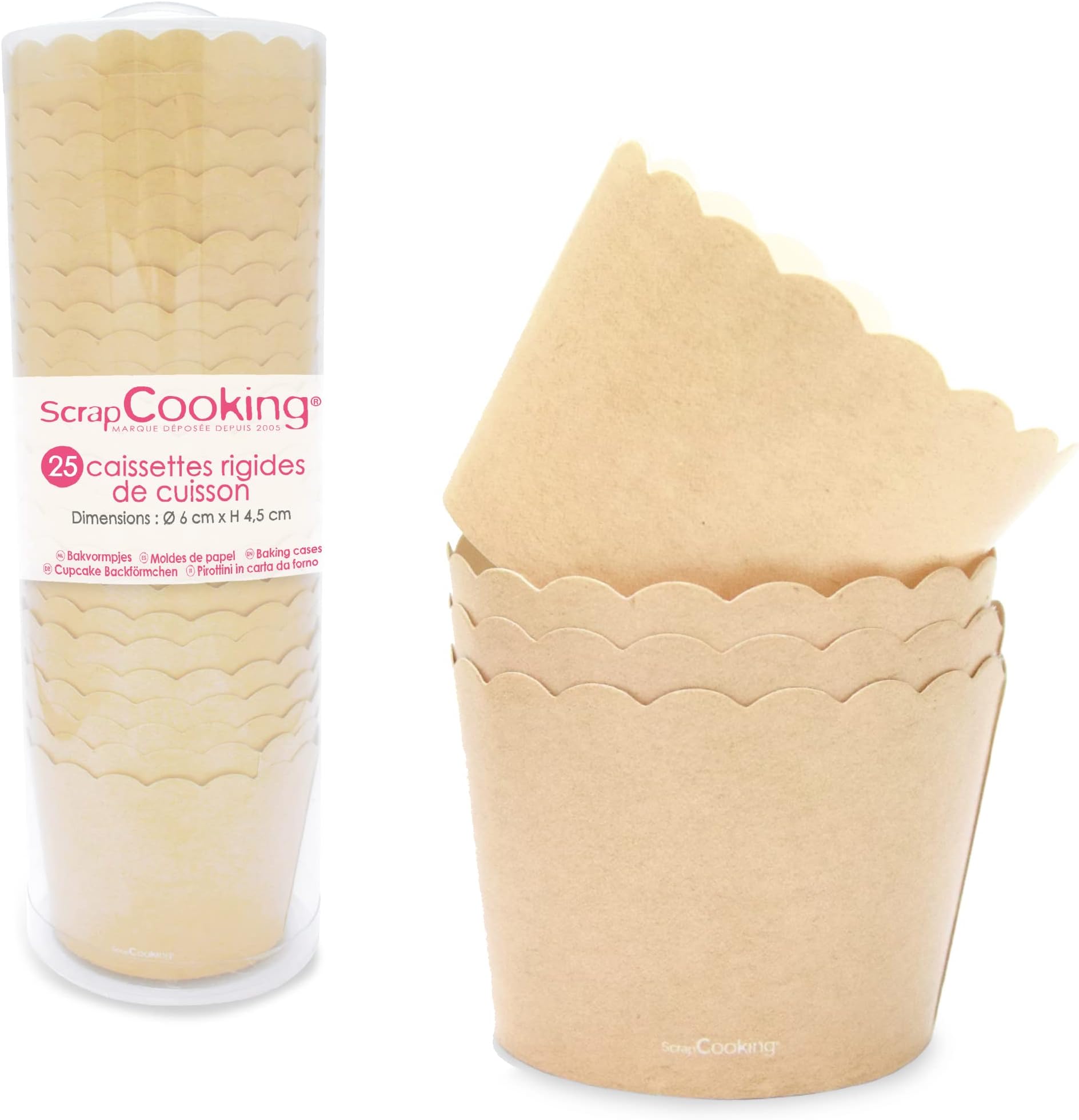 60 Caissettes Papier à Cupcake Thème Fleurs