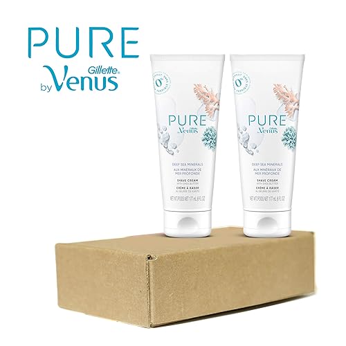 Miniatura 2 de Gillette Venus Pure by Shaving Cream - Minerales de mar profundo, 6 onzas (paquete de 2)
