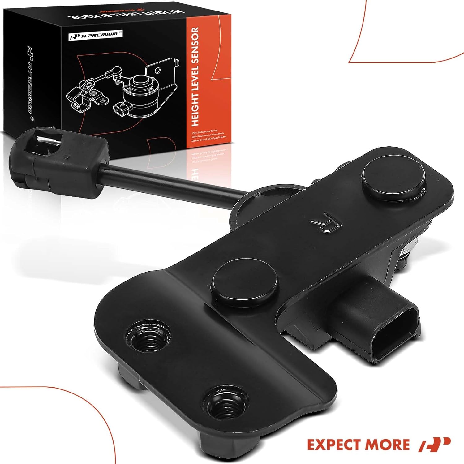 A-Premium Ride Height Level Sensor Compatible with Lincoln Navigator 2003 2004 2005 2006, Front Right Passenger Side